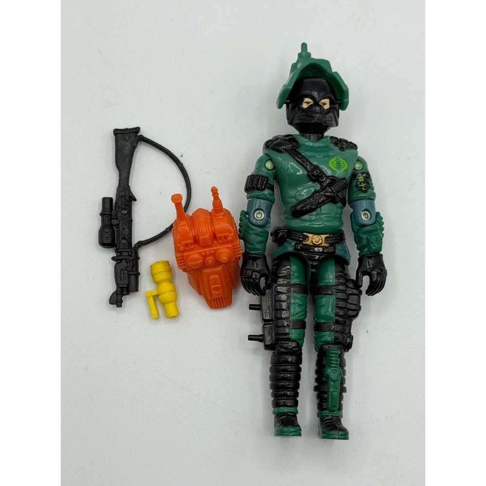 Vintage 1989 GI Joe Cobra Night-Viper V1 Funskool Accessory Loose Complete